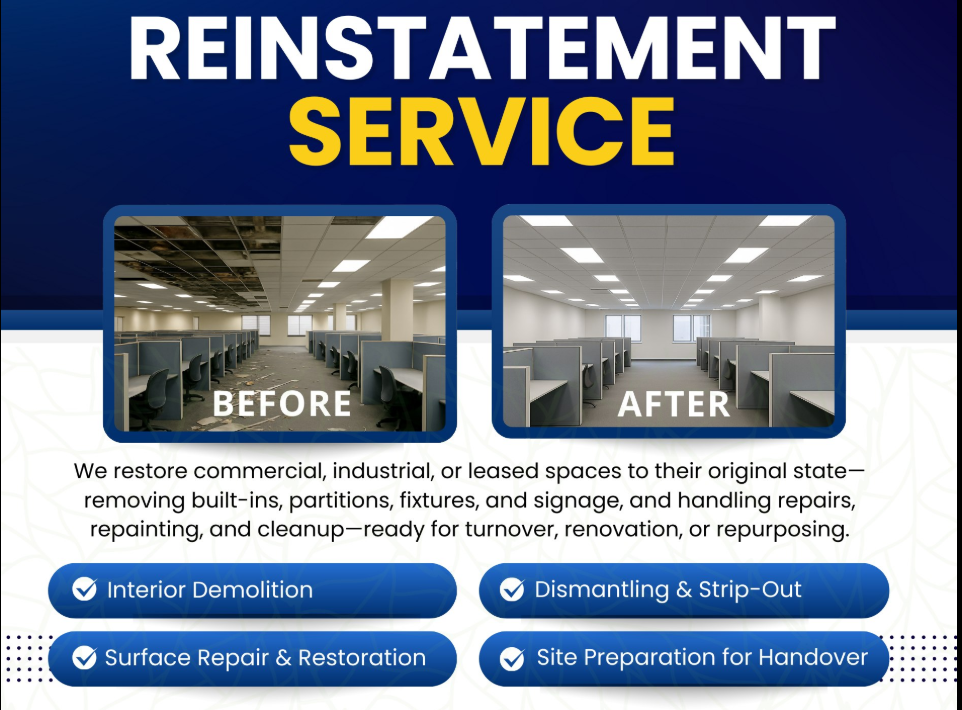 Reinstatement & Demolition